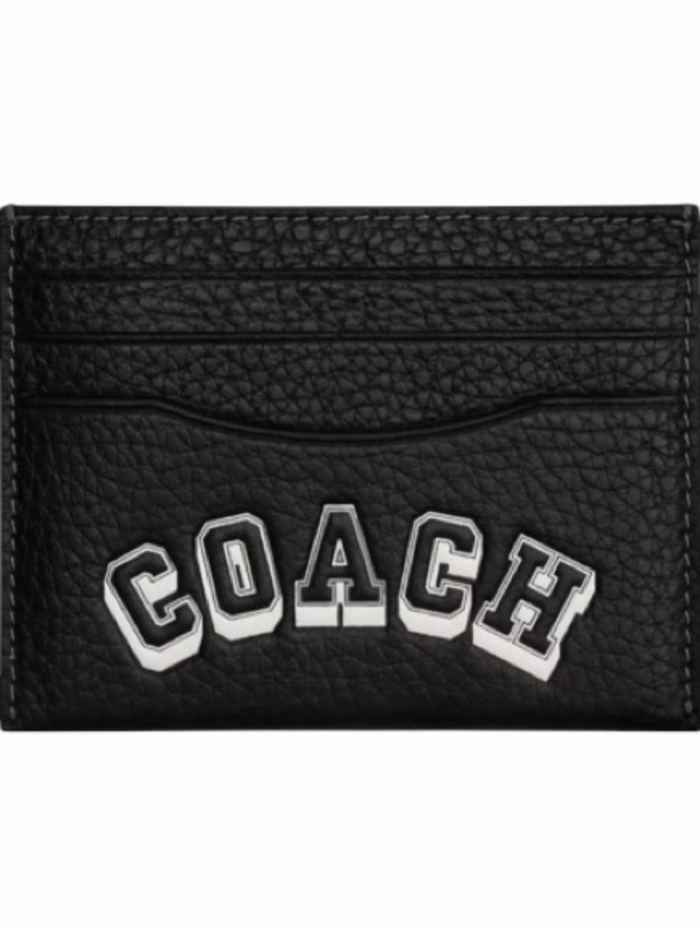 Coach Slim ID Card Case with Varsity Motif - Picture 4 of 6